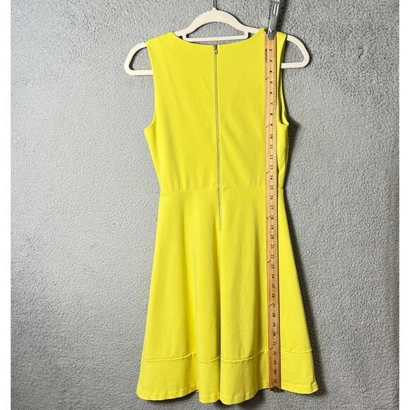 The Limited Dress Womens XS Yellow Sleeveless Fit Flare‎ Pockets Summer Dressy - Picture 5 of 13
